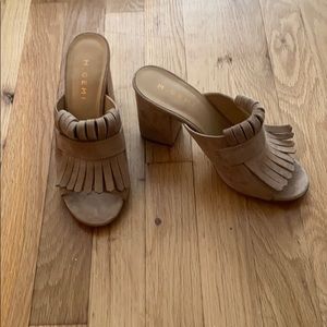 Tan M. Gemi Sandals with Tassel Size 37